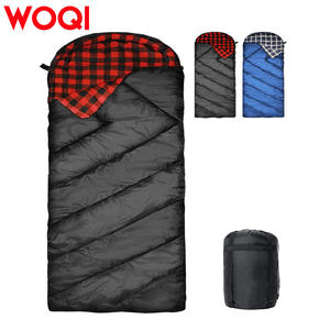 Saco de Dormir para Adultos Woqi de 220 cm, Estilo Momia, Franela de Algodón Transpirable, para las 4 Estaciones, para Acampar al Aire Libre - Product Image 3