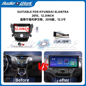 Cadre d'autoradio 12,3 pouces pour <span class=keywords><strong>Hyundai</strong></span> Elantra 2010 - Product Image 2