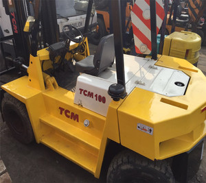 รถยกดีเซล TCM FD100มือสอง5T/7T/10T 4WD พื้นที่ขรุขระรับประกัน1ปีในราคาถูกและสภาพดี - Product Image 3