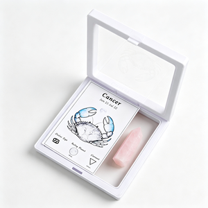 <span class=keywords><strong>Torre</strong></span> de Cristal Natural con los 12 Signos del Zodiaco, Adorno de Escritorio para Yoga, Meditación y Decoración del Hogar, Regalo para Mujeres - Product Image 2