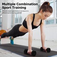 GORDON OEM Ensemble d'haltères réglables en fer de 5kg, haltères de gymnastique en acier inoxydable, équipement de fitness pour femmes, haltères ajustables