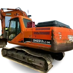 Excavadora sobre orugas diesel de 20 toneladas DOOSAN usada a precio barato, en excelentes condiciones de trabajo con motor de núcleo y PLC a la venta - Product Image 1