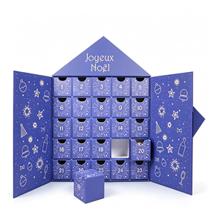 Custom 25 Day <b>Christmas</b> Calendar Numbered Drawers Festive Printing Candy <b>Gifts</b> Holiday Promotions Advent Calendar <b>Box</b> - Product Image 1