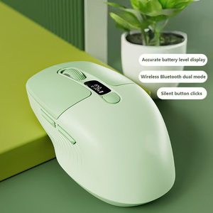 2.4g वायरलेस डुअल मोड मिनी माउस स्क्रीन डिस्प्ले यूएसबी इंटरफेस पावर चार्जिंग लैपटॉप ऑफिस के लिए साइलेंट गेमिंग-यूनिवर्सल माउस - Product Image 5