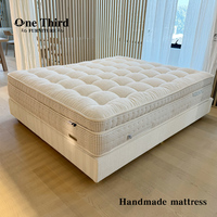 Matelas confortable de luxe pour chambre à coucher Matelas naturel à ressorts fait main de haute qualité