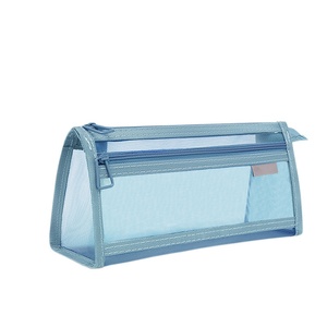 Custodia speciale per bambini custodia custodia portatile per nuovi studenti in pelle a rete trasparente con penne borsa cancelleria per bambini - Product Image 1