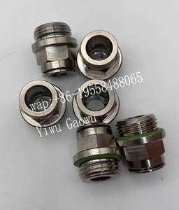 Conector en Forma de L de Acero Inoxidable Original FESTOs NPQR-L-G18-Q4 8085680, Rosca Macho G1/8 - Product Image 1