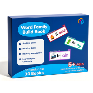 Livres à pages tournantes personnalisés pour la lecture et le jeu, avec des jeux éducatifs de lecture pour les comptes en vers et les chansons - Product Image 1