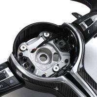 Volant de voiture OEM M Sport en fibre de carbone semi-complète pour BMW F10 F20 F30 F32 X5 F15 X6 F16 M3 F80 M4 F82 M2 F87 F01 M6 F06