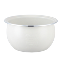 Oulik Cuiseur à riz électrique portable automatique 1L-2.8L blanc avec cuve antiadhésive, tasse doseuse et chauffage par le dessous pour usage domestique