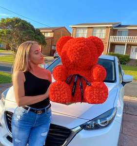 Ours Rose en mousse PE Saint Valentin Ours en peluche Saint Valentin Ours en peluche Grand Saint Valentin Ours en peluche Vente en gros - Product Image 2