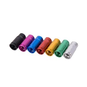 Tapas de Válvula de Aleación de Aluminio CNC 7x16mm, Tapas de Neumático sin Cámara con Borde Francés, Piezas Automotrices de Acero Inoxidable de Colores - Product Image 1