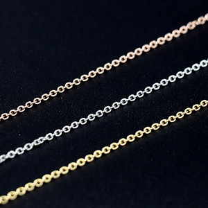 Catena a Maglia Ovale in Acciaio Inossidabile Personalizzata all'Ingrosso 1.3mm 1.6mm 2mm 2.5mm 3mm 4mm per Creazione di Gioielli - Product Image 5