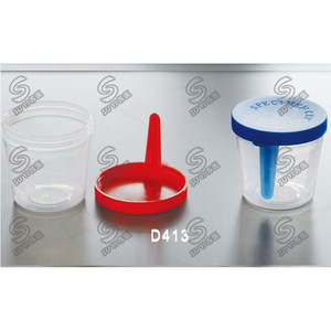 ถ้วยพลาสติกใส่ตัวอย่าง Suyi ขนาด 40 มล. ฝาแบบ Snap รุ่น D413 สำหรับเก็บตัวอย่างอุจจาระ - Product Image 3