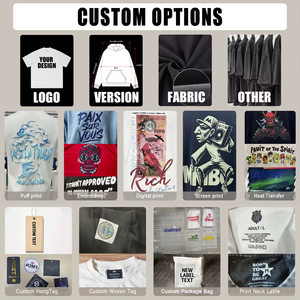 Sweat-shirt à capuche unisexe noir surdimensionné brodé personnalisé pour homme, ensemble de sweat-shirts à capuche graphiques vintage à fermeture éclair intégrale, style <span class=keywords><strong>anime</strong></span>, vierge - Product Image 6