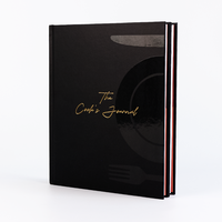 Carnet personnalisé A5 à couverture rigide avec finition brillante en cuir, 100 feuilles, impression à chaud, pages intérieures, carnet de journal