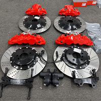Kit d'étriers de frein arrière AP8520 6 pistons avec frein à disque EPB 4 pistons et disques de frein perforés, compatible avec BMW X5, Mercedes GLE, Audi Q7