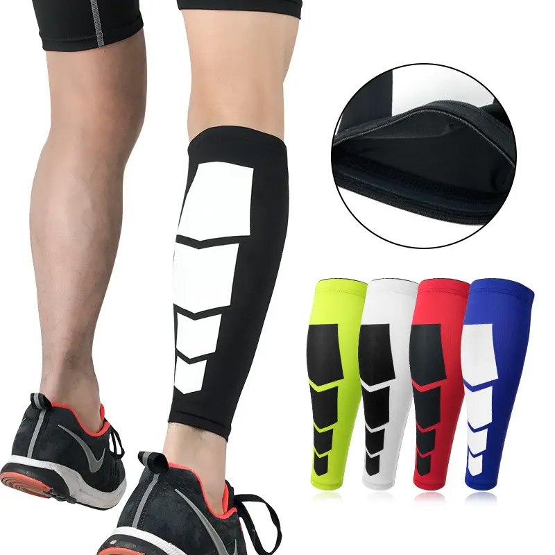 Soccer Shin Splint Guard Soccer Leg Sleeves Youth Football Calf Support Compression Sleeve