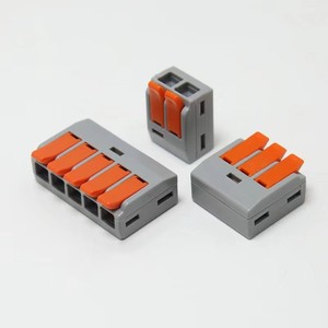 LT-412/413/414/415 Quick Wire Connectors Transparent Push-in Wire Connector with Copper Push-in <strong>Terminals</strong> - Product Image 2