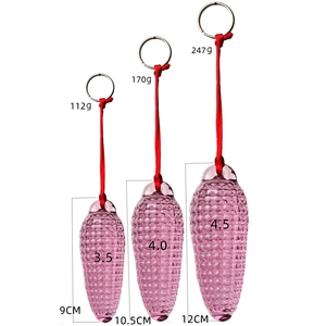 CornGlass Butt Plug, Plug Anal en Cristal, Jouets Sexuels pour Adultes, Masseur de Prostate pour la Masturbation, pour Lesbiennes, Gays et Couples - Product Image 5