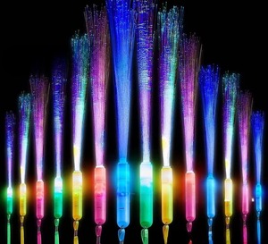 चमक के थोक नेतृत्व वाली फाइबर ऑप्टिक फ्लैशिंग wands 3 मोड जन्मदिन की शादी समारोह पार्टी के पक्ष में - Product Image 1