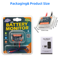 Monitor baterai BM6 tanpa kabel, Bluetooth 4.0 12V dengan baterai mobil, cek kesehatan, aplikasi pemantauan penguji baterai untuk Android IOS
