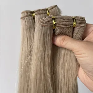 Brazilian Remy Human Hair Bundles Piano Colors Blonde Bundles Thin Invisible Weft Double Drawn Hair Extensions