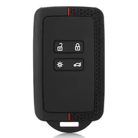 Étui de clé en silicone pour télécommande Renault Captur 2020 2021 Clio 5 Megane ARKANA Scenic Kadjar Zoe Espace Dacia Sandero Duster