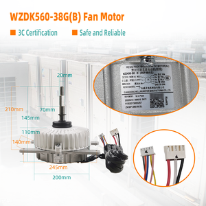 Piezas de aire acondicionado de 8 polos DC310V 880RPM 560W CCW <span class=keywords><strong>ECL</strong></span>, motor de ventilador, 1, 2, 1, 2, 2 - Product Image 4