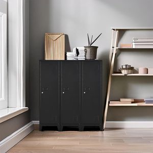 Étagères de portes de <span class=keywords><strong>casier</strong></span> en métal armoires de rangement verrouillables pour les petits espaces tables de chevet de garage de bureau verrouillables des employés - Product Image 5