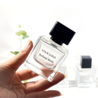 À vendre : Flacon de parfum en verre de luxe sur mesure, forme cube, 30 ml, 50 ml, 100 ml, avec atomiseur.
