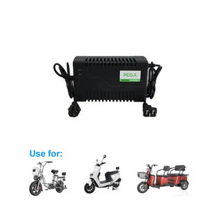 Cargador rápido ODM 48V 60V Cargador de batería de vehículo eléctrico portátil con puerto de CC y CA para baterías de bicicleta eléctrica - Product Image 4