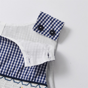 Maglione di quadretti ricamato spagnolo per bambini OEM <span class=keywords><strong>pantaloni</strong></span> con barche da orso tuta da bambino per ragazzi - Product Image 6