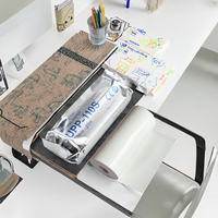 Papel Térmico para Impresora UPP-110S de 110 mm x 20 m, de Una Sola Capa, para Impresora de Recibos, Blanco