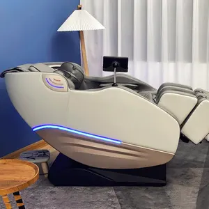 Profesyonel masaj en iyi gri sıfır yerçekimi İnsan dokunmatik streç 4D parça son elektronik masaj koltuğu vücut masajı