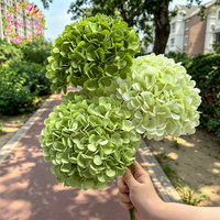 Grande Promotion : Grande Fleur Artificielle d'Hortensia de 21 cm de Haute Qualité pour Décoration de Mariage