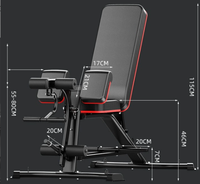 Chaise de fitness professionnelle, équipement multifonctionnel pour abdominaux, planche abdominale, tabouret auxiliaire pour entraînement aux haltères