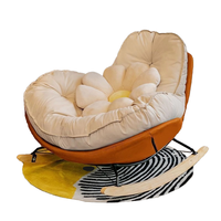 Vente en Gros Fauteuil de Relaxation Luxueux Inclinable et Couchage Style Nordique Meuble de Salon Fauteuil à Bascule Simple Canapé Paresseux