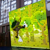 Projecteur interactif Projection AR Jeux d'escalade Mur Mur d'escalade Parc d'attractions Jeux muraux interactifs