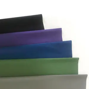 Tecido colorido de poliéster arco-íris prata para uniforme escolar, material reflexivo