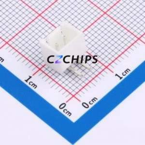 BX-HA2.54-2PWZ Wire-to-Board Pin Header Bent Lead Through Hole,P=2.5mm Connector 1x2P 2.5mm Right Angle Insert XHB - Product Image 1