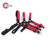 Harnais pour chien en forme de Y sans traction avec attache frontale pour le cou à sangles réglables personnalisées