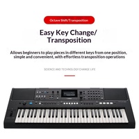 Electronic Keyboard PSR-E483 Portable 61-Key Professional Performance Entertainment MIDI Musical Instrument for Kids