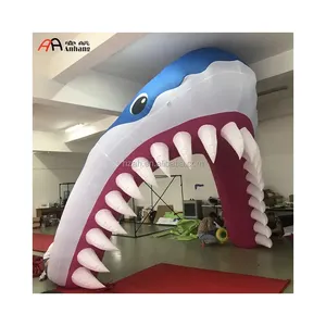 Customized Inflatable Shark Design Arch Blow Up Archway Shark for Advertising