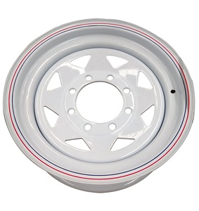 Jante de roue de remorque en acier 15x8.0 de <span class=keywords><strong>15</strong></span> <span class=keywords><strong>pouces</strong></span> du fabricant chinois 255/85R15 pneus agricoles compatibles avec les remorques de roue de haute qualité - Product Image 5