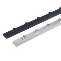 Éclairage d'armoire LED linéaire mince, 12V dc, 24V, 4 pieds, barre lumineuse pour présentoir en bois, éclairage de meuble