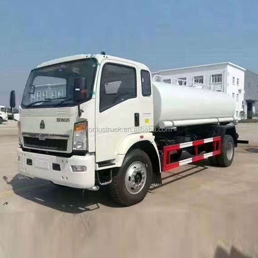 SINOTRUK HOWO/HOMAN H3 6 дюймов 4x2 б/у грузовик с резервуаром для воды на продажу 10000 л