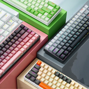 Personalizzabile 68-Key RBG retroilluminato 2.4G + BT tasti in plastica a basso profilo per <span class=keywords><strong>Computer</strong></span> Desktop da gioco - Product Image 4