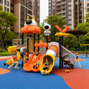 Increíble Precio de Fábrica, Torre de Juegos de Plástico para Exteriores, de Acero, PVC, LLDPE, para Niños, Preescolar, Comercial, Residencial - Product Image 4