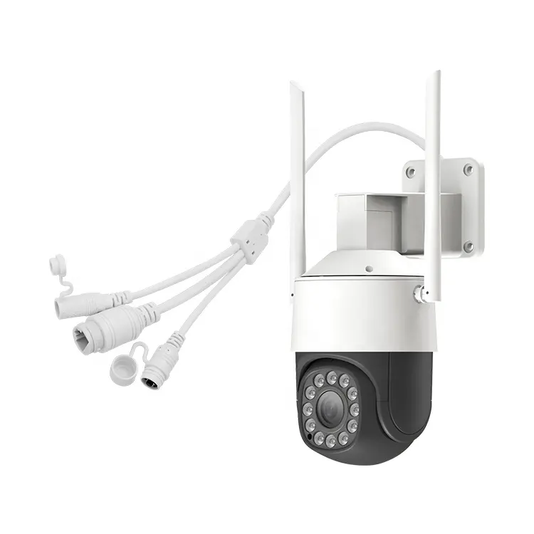 Wifi חיצוני ארוך טווח מעקב Ipc מצלמת Poe מקורה פאן הטיה CCTV זום מצלמה כיפת 360 תואר אנלוגי חכם אבטחת מצלמה